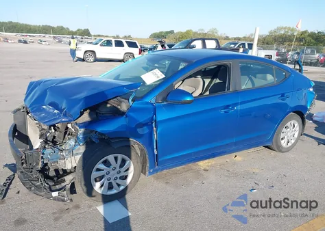 2017 Hyundai Elantra Se из США, поврежденный, VIN 5NPD74LF9HH114887